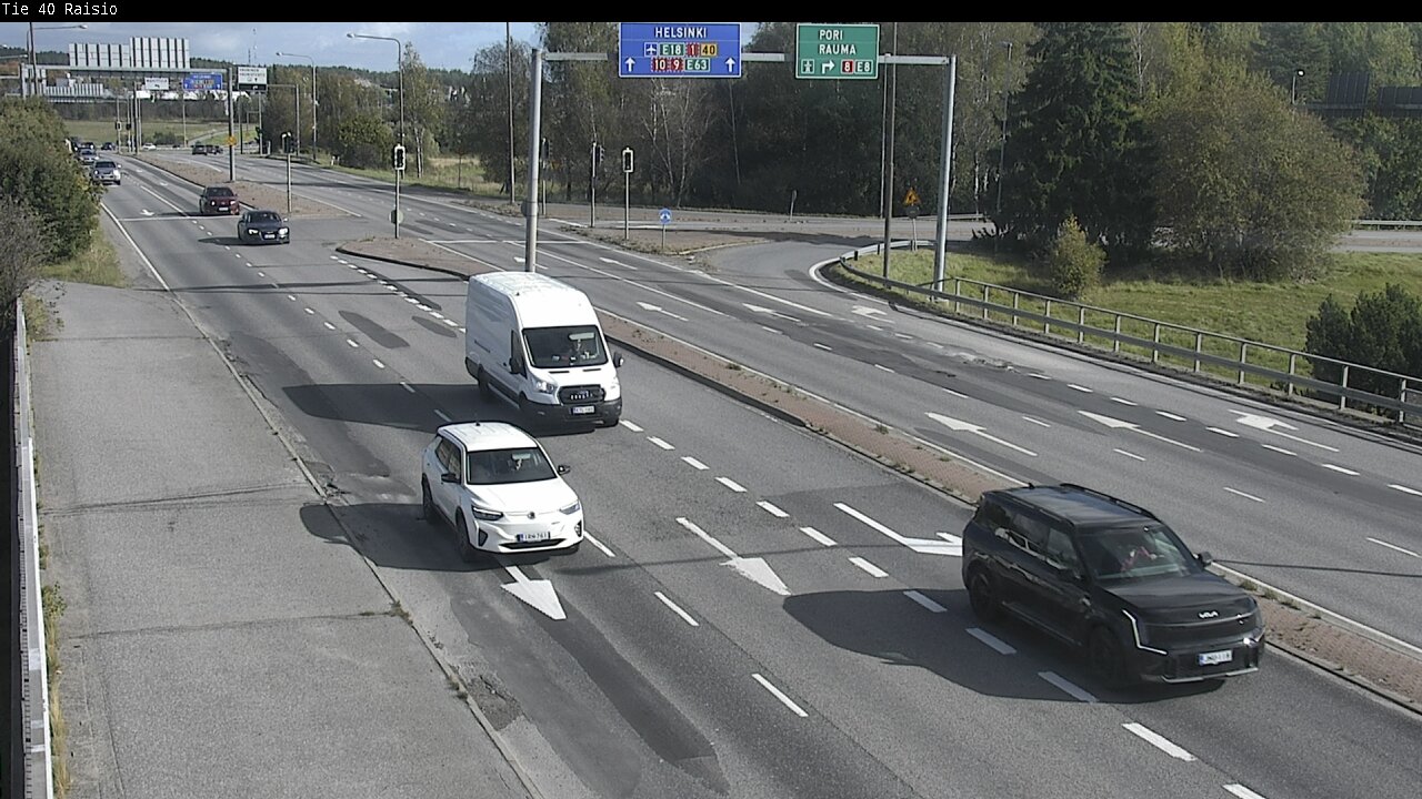 Weather Camera Image Road 40 Raisio, Raisio, Varsinais-Suomi