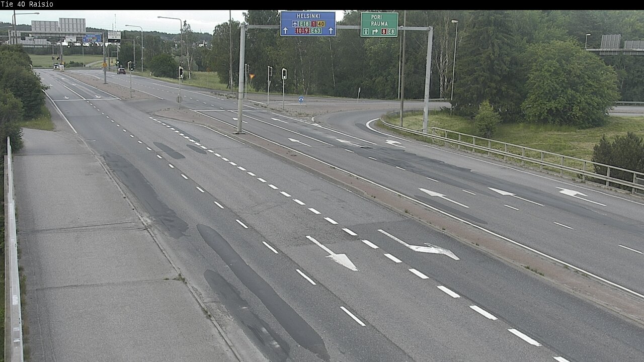 Weather Camera Image Road 40 Raisio, Raisio, Varsinais-Suomi