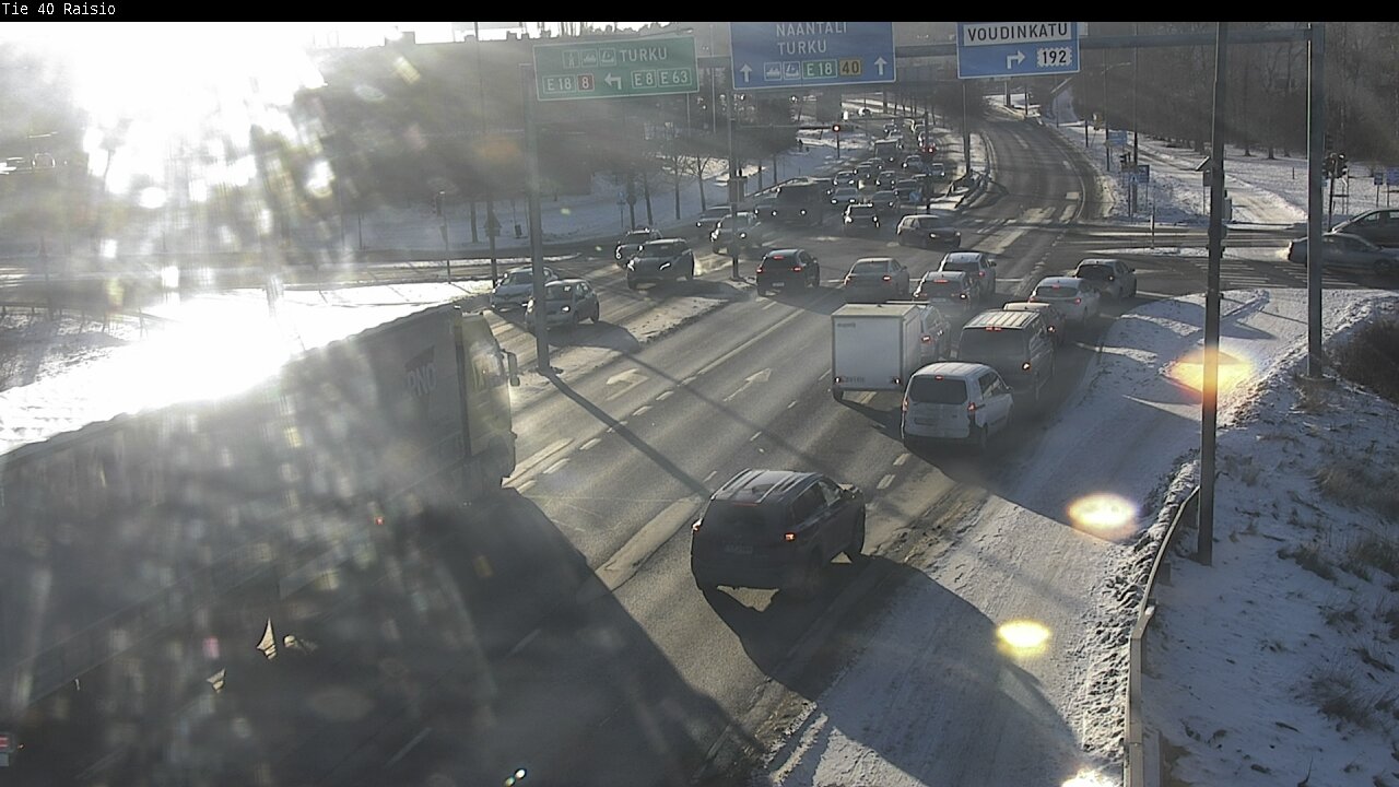 Weather Camera Image Road 40 Raisio, Raisio, Varsinais-Suomi