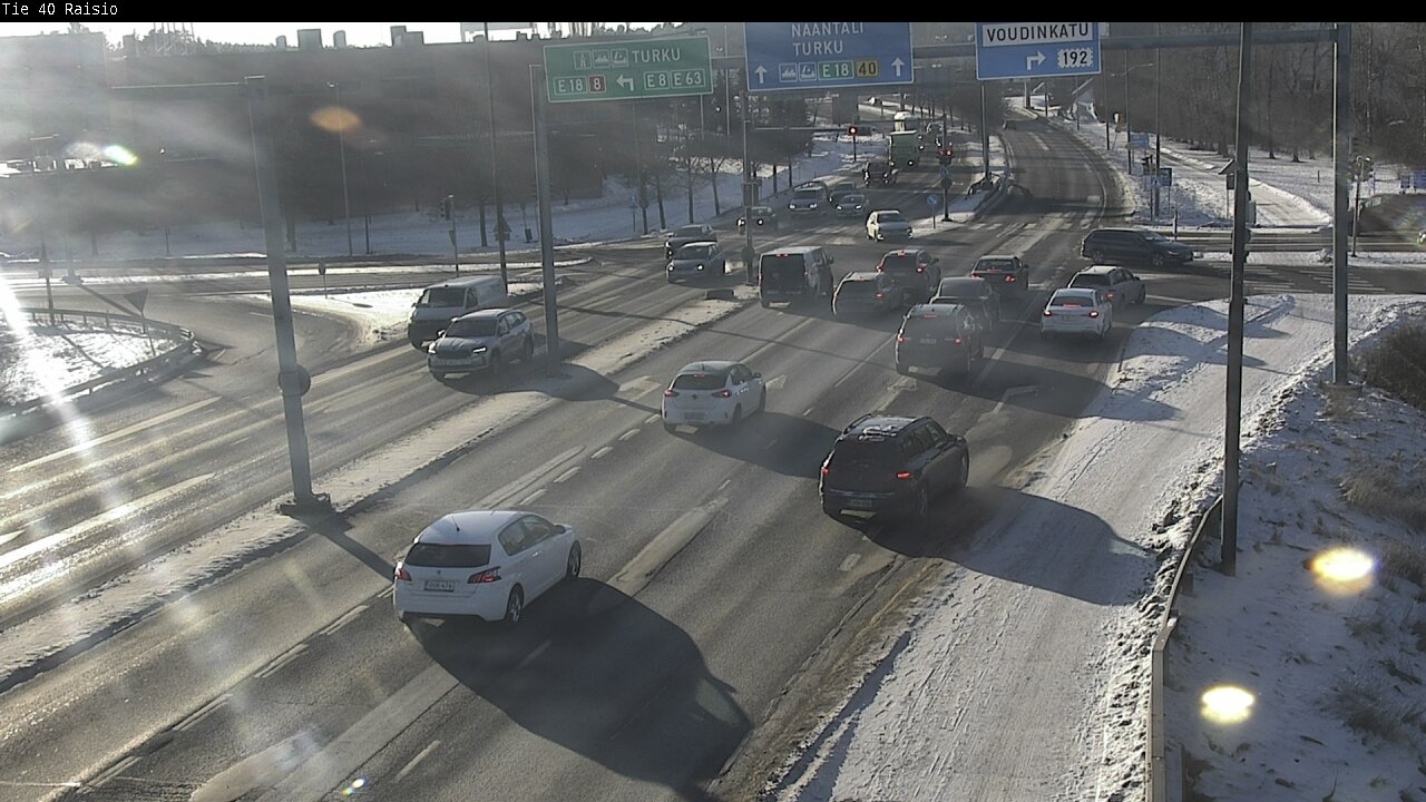 Weather Camera Image Road 40 Raisio, Raisio, Varsinais-Suomi