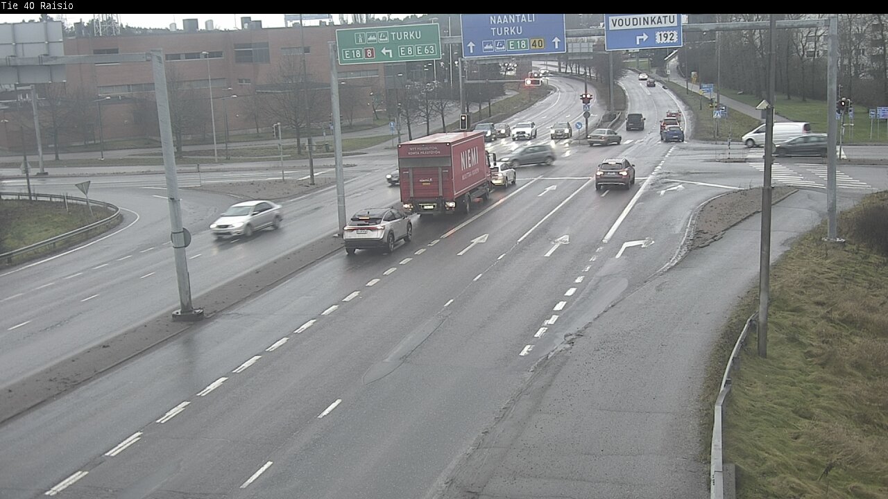 Weather Camera Image Väg 40 Reso, Raisio, Varsinais-Suomi