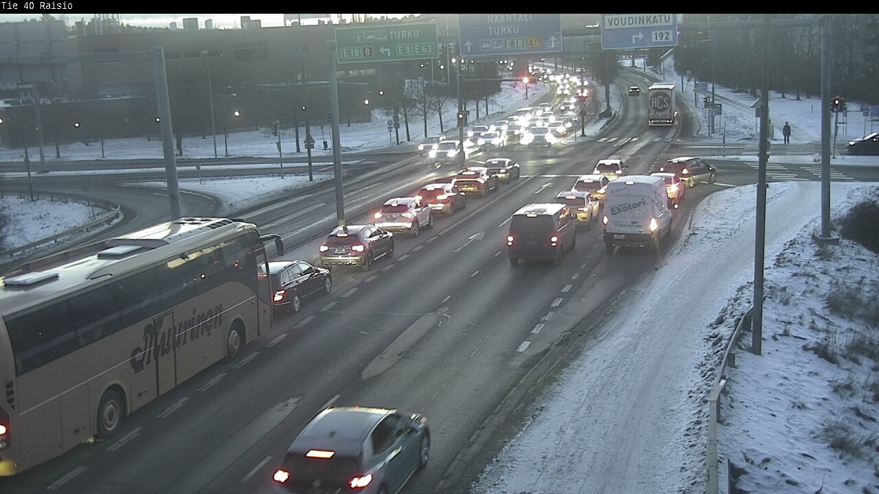 Weather Camera Image Road 40 Raisio, Raisio, Varsinais-Suomi