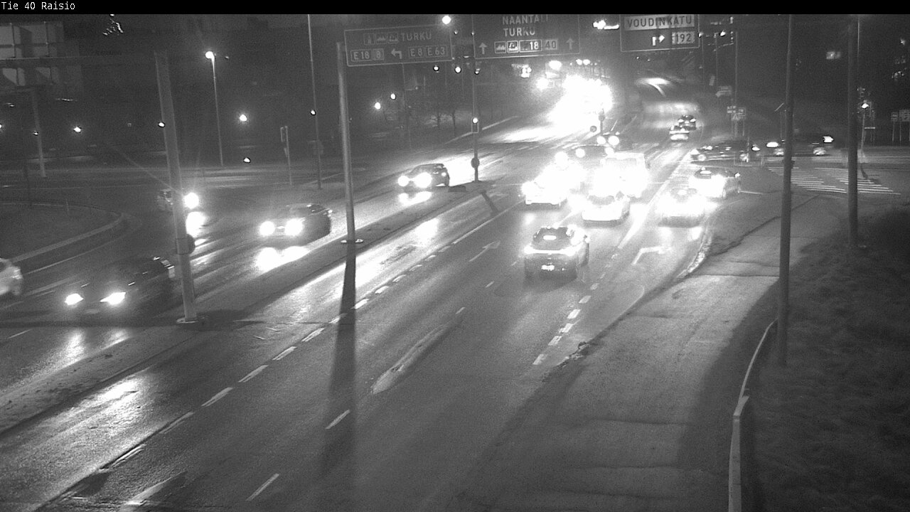 Weather Camera Image Väg 40 Reso, Raisio, Varsinais-Suomi