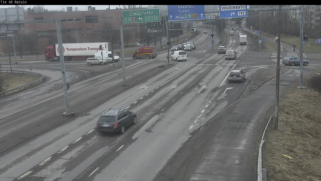 Weather Camera Image Road 40 Raisio, Raisio, Varsinais-Suomi