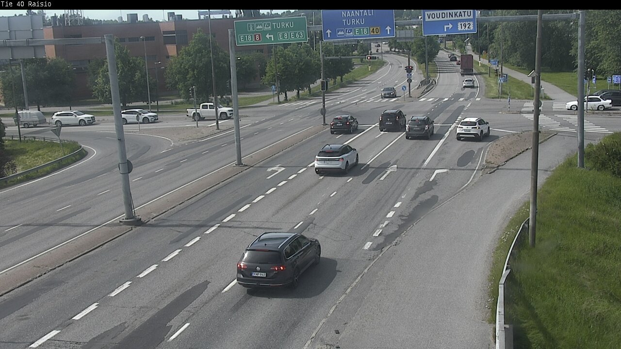 Weather Camera Image Väg 40 Reso, Raisio, Varsinais-Suomi