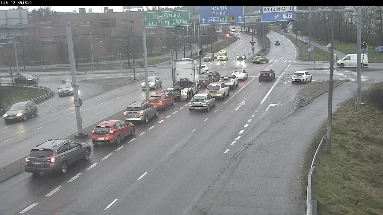 Weather Camera Image Väg 40 Reso, Raisio, Varsinais-Suomi