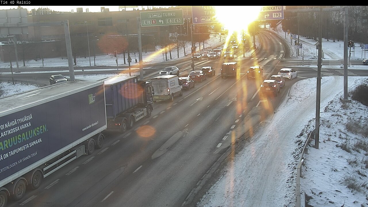 Weather Camera Image Road 40 Raisio, Raisio, Varsinais-Suomi