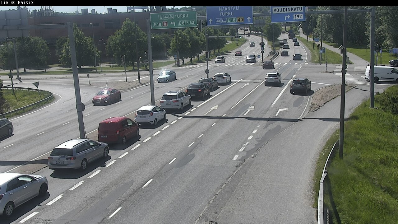 Weather Camera Image Väg 40 Reso, Raisio, Varsinais-Suomi