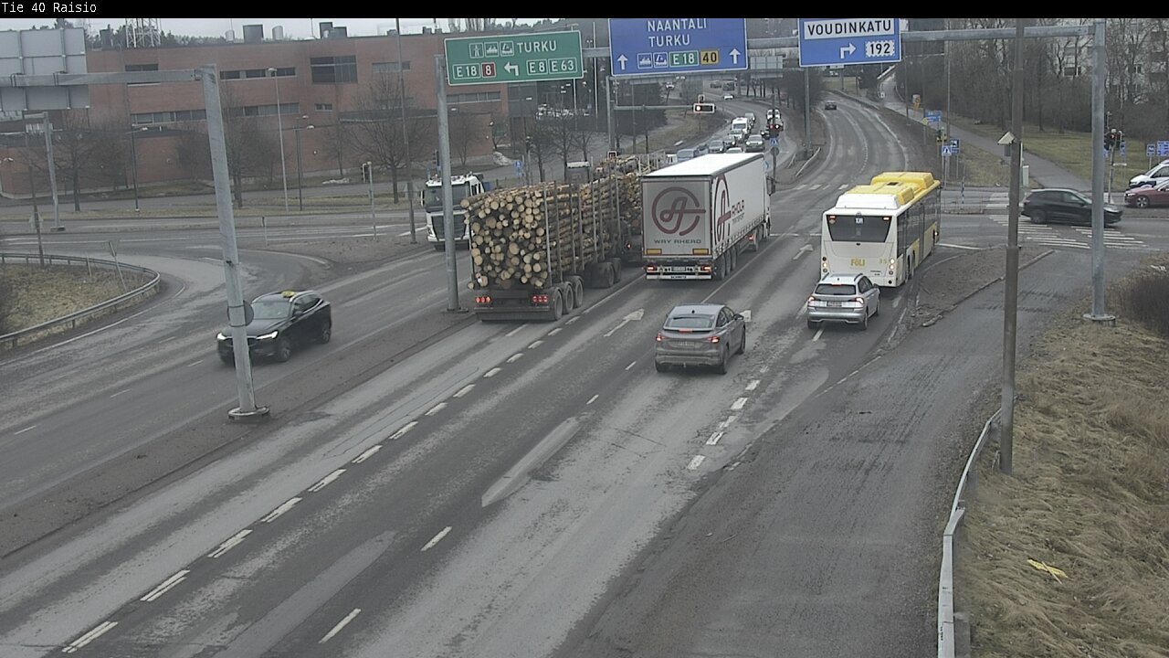 Weather Camera Image Väg 40 Reso, Raisio, Varsinais-Suomi