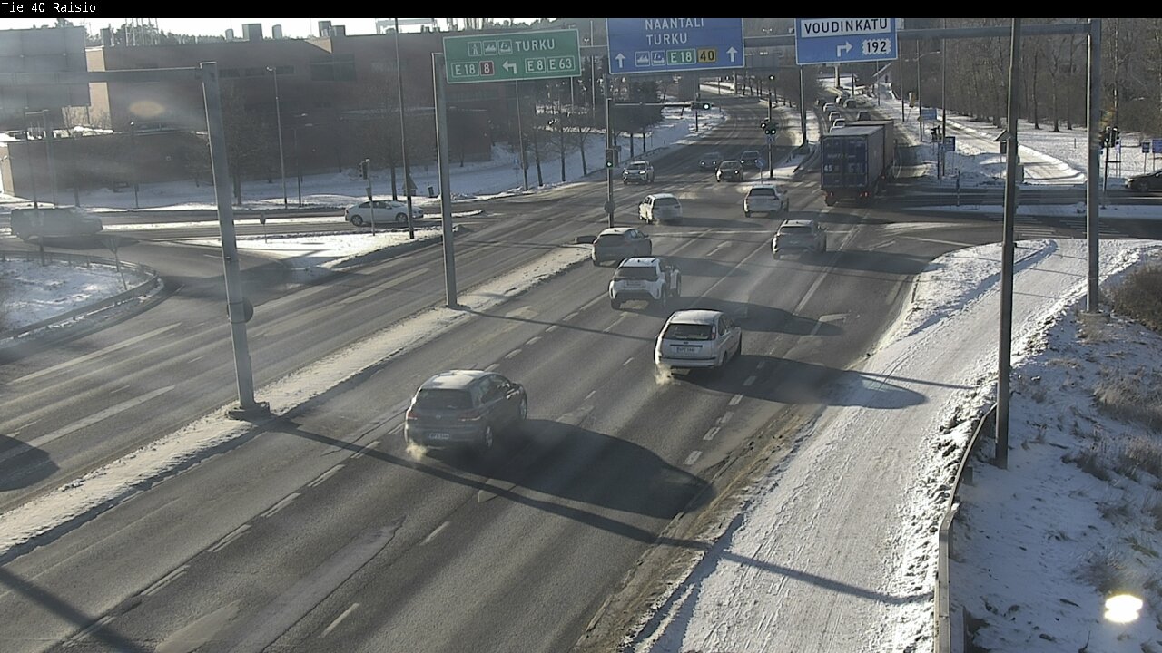 Weather Camera Image Road 40 Raisio, Raisio, Varsinais-Suomi
