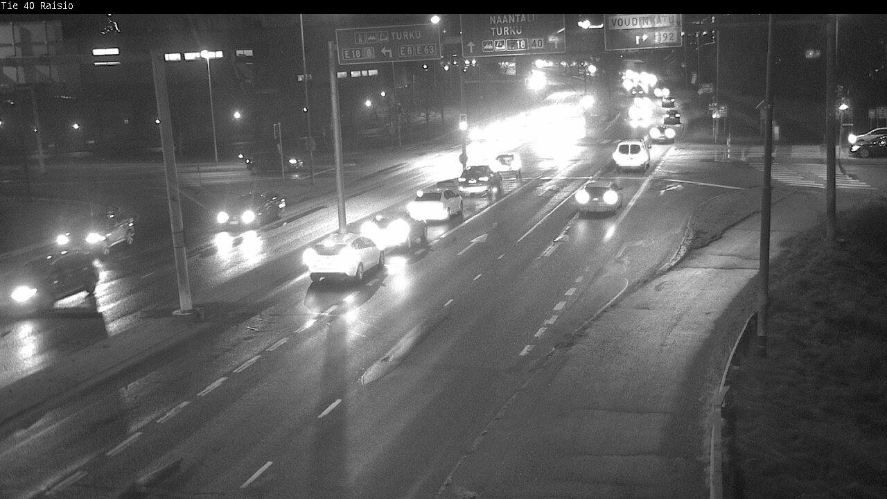 Weather Camera Image Väg 40 Reso, Raisio, Varsinais-Suomi