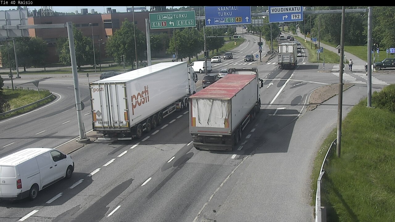 Weather Camera Image Väg 40 Reso, Raisio, Varsinais-Suomi