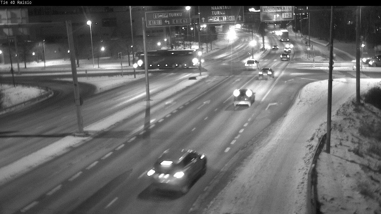 Weather Camera Image Road 40 Raisio, Raisio, Varsinais-Suomi