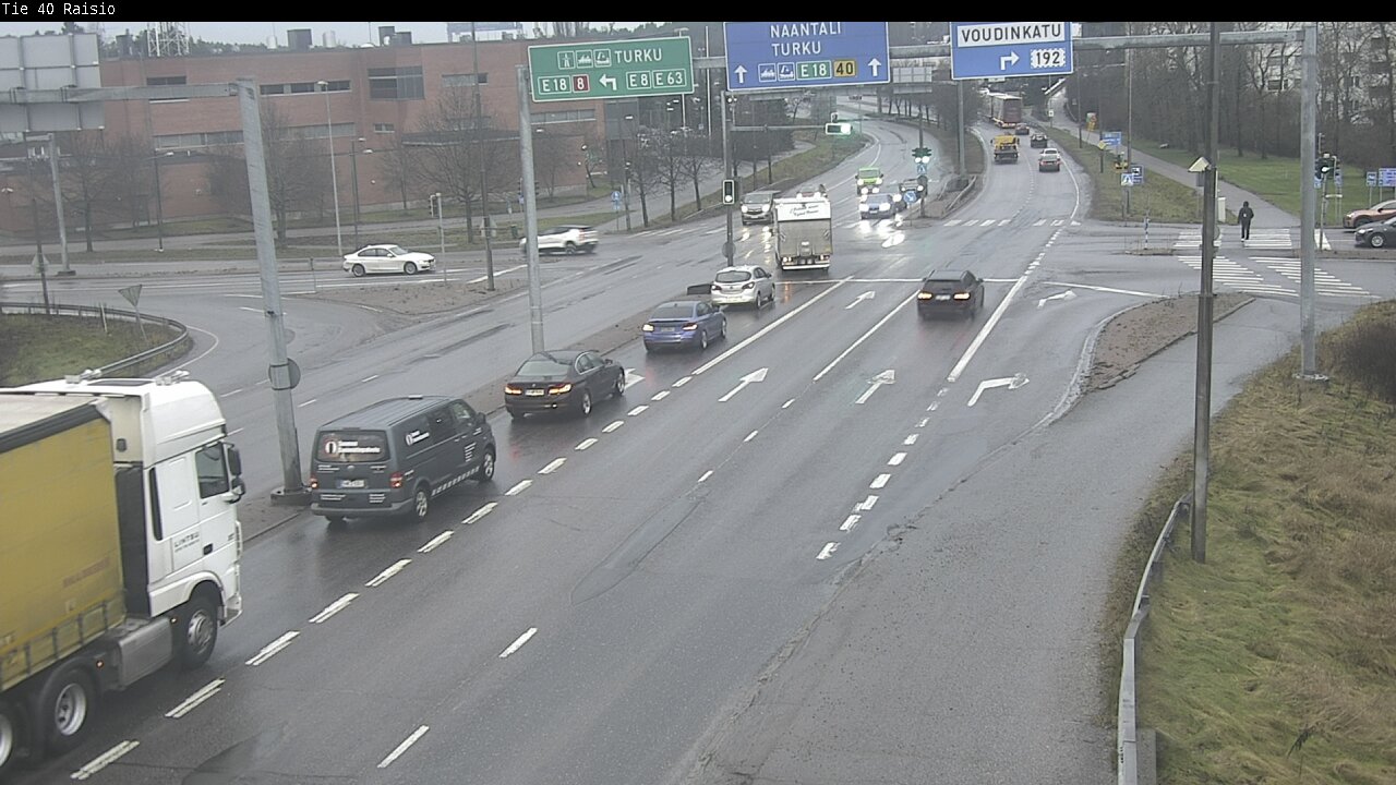 Weather Camera Image Väg 40 Reso, Raisio, Varsinais-Suomi