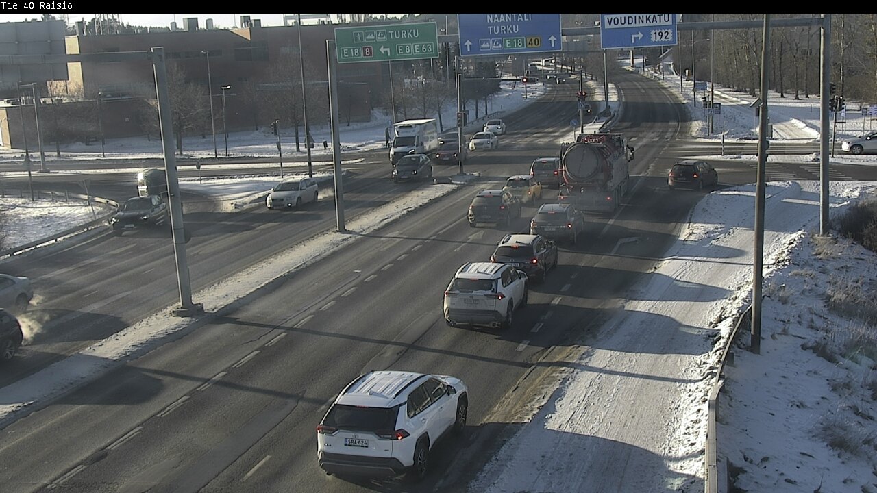Weather Camera Image Road 40 Raisio, Raisio, Varsinais-Suomi