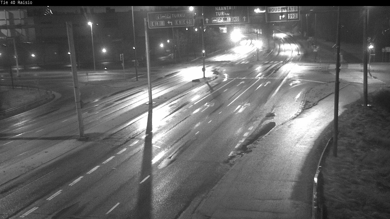 Weather Camera Image Väg 40 Reso, Raisio, Varsinais-Suomi