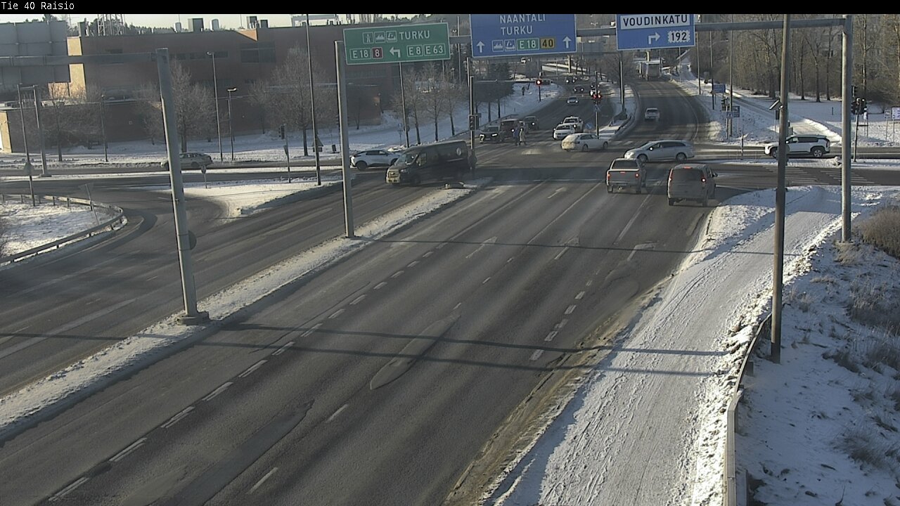 Weather Camera Image Road 40 Raisio, Raisio, Varsinais-Suomi