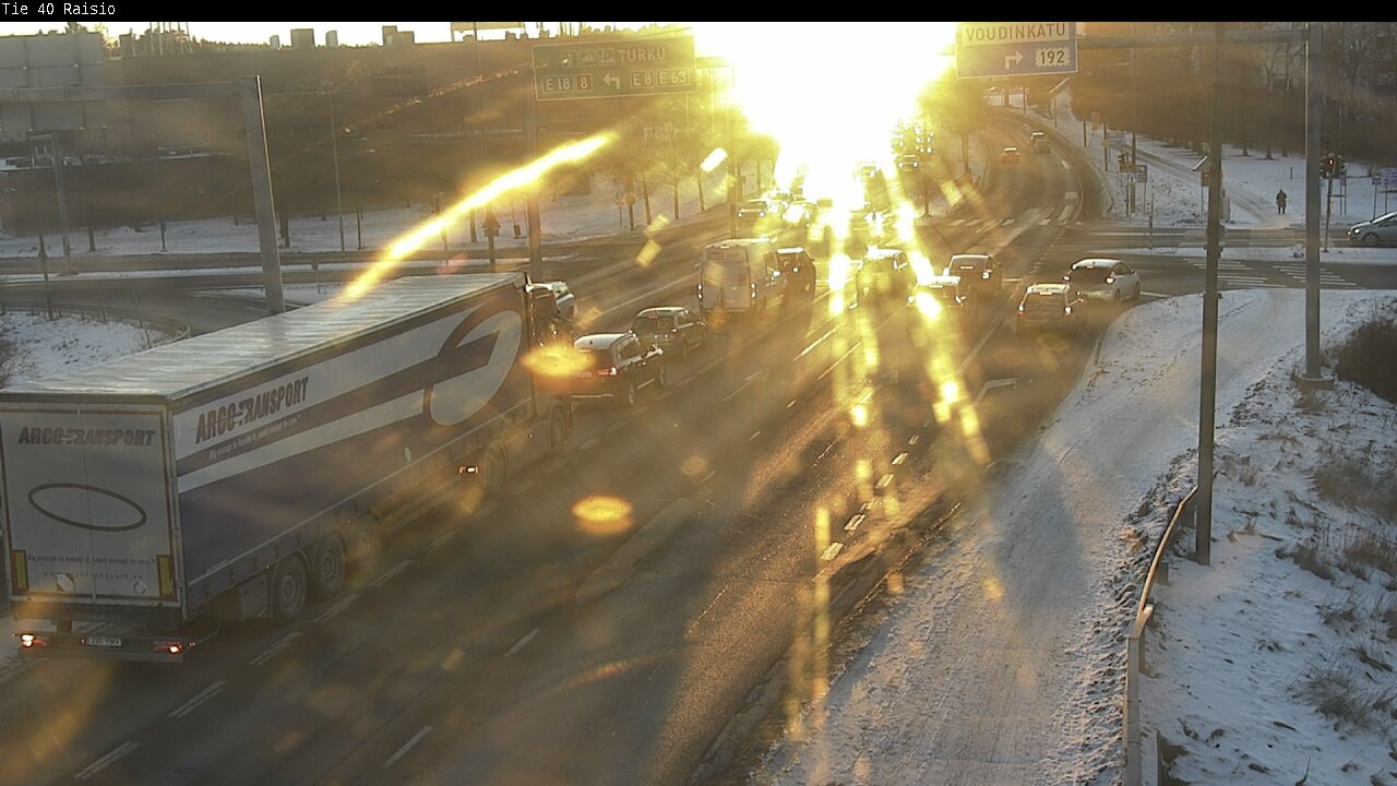 Weather Camera Image Road 40 Raisio, Raisio, Varsinais-Suomi
