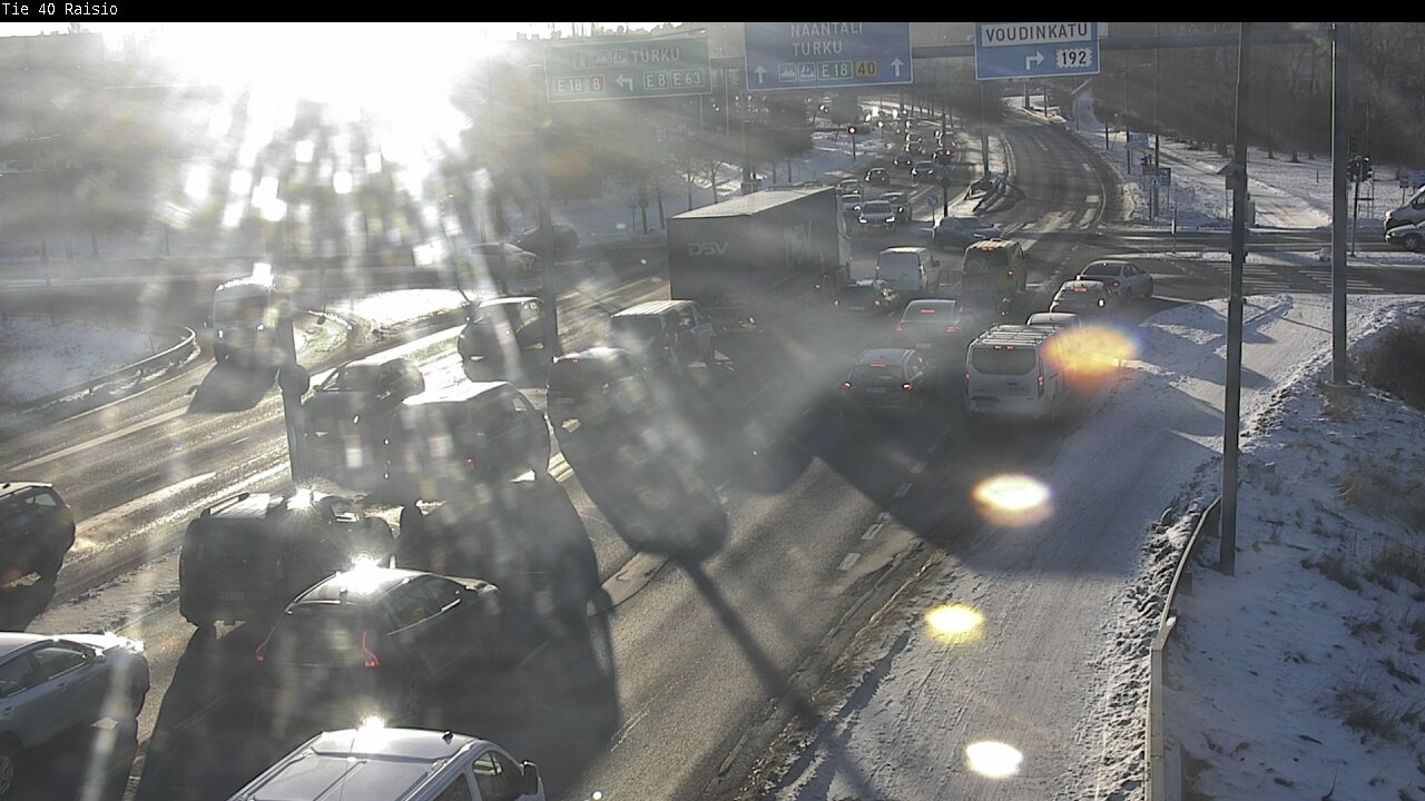 Weather Camera Image Road 40 Raisio, Raisio, Varsinais-Suomi