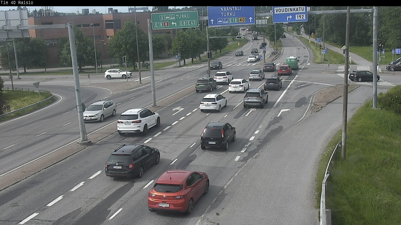 Weather Camera Image Väg 40 Reso, Raisio, Varsinais-Suomi