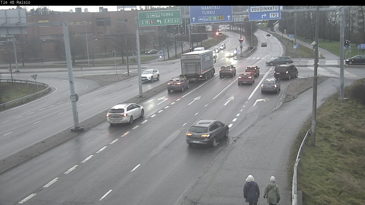 Weather Camera Image Väg 40 Reso, Raisio, Varsinais-Suomi