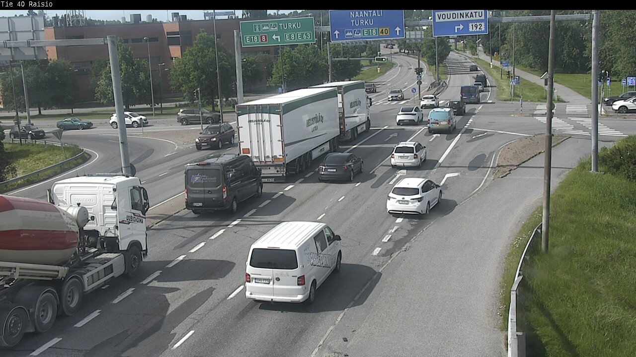 Weather Camera Image Väg 40 Reso, Raisio, Varsinais-Suomi