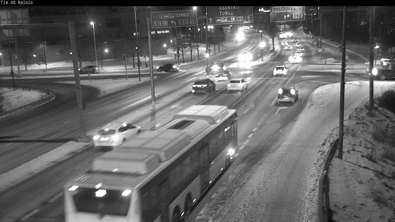 Weather Camera Image Road 40 Raisio, Raisio, Varsinais-Suomi