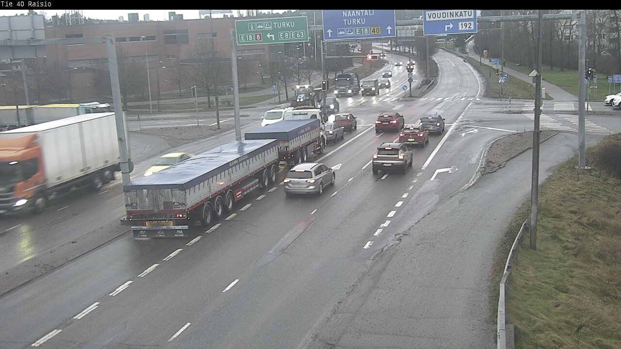 Weather Camera Image Väg 40 Reso, Raisio, Varsinais-Suomi