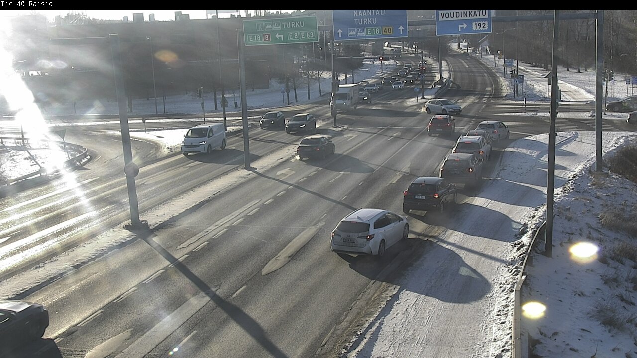 Weather Camera Image Road 40 Raisio, Raisio, Varsinais-Suomi
