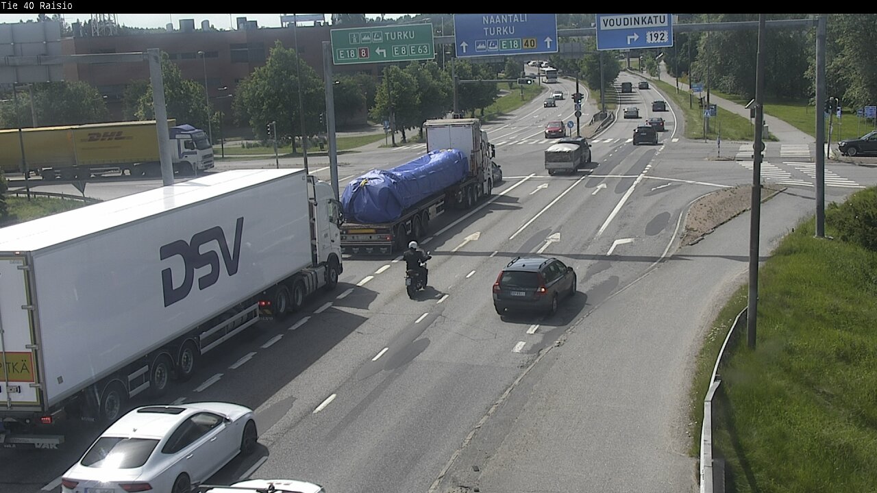 Weather Camera Image Väg 40 Reso, Raisio, Varsinais-Suomi