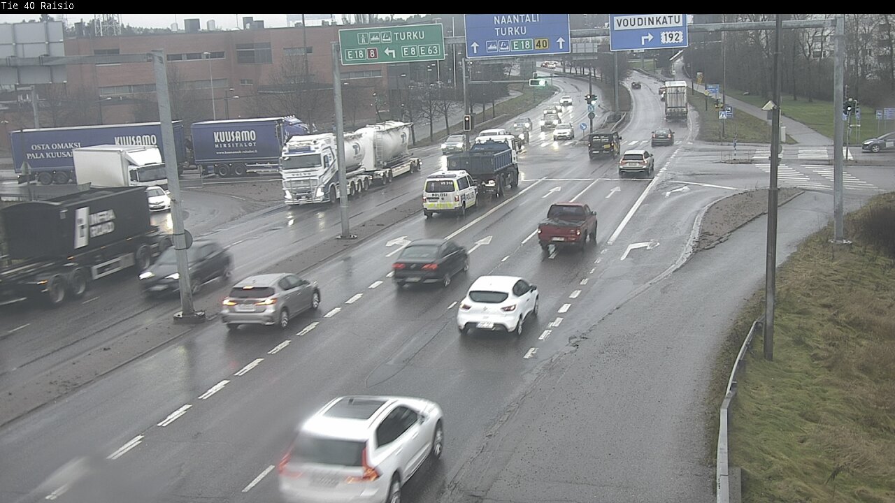 Weather Camera Image Väg 40 Reso, Raisio, Varsinais-Suomi