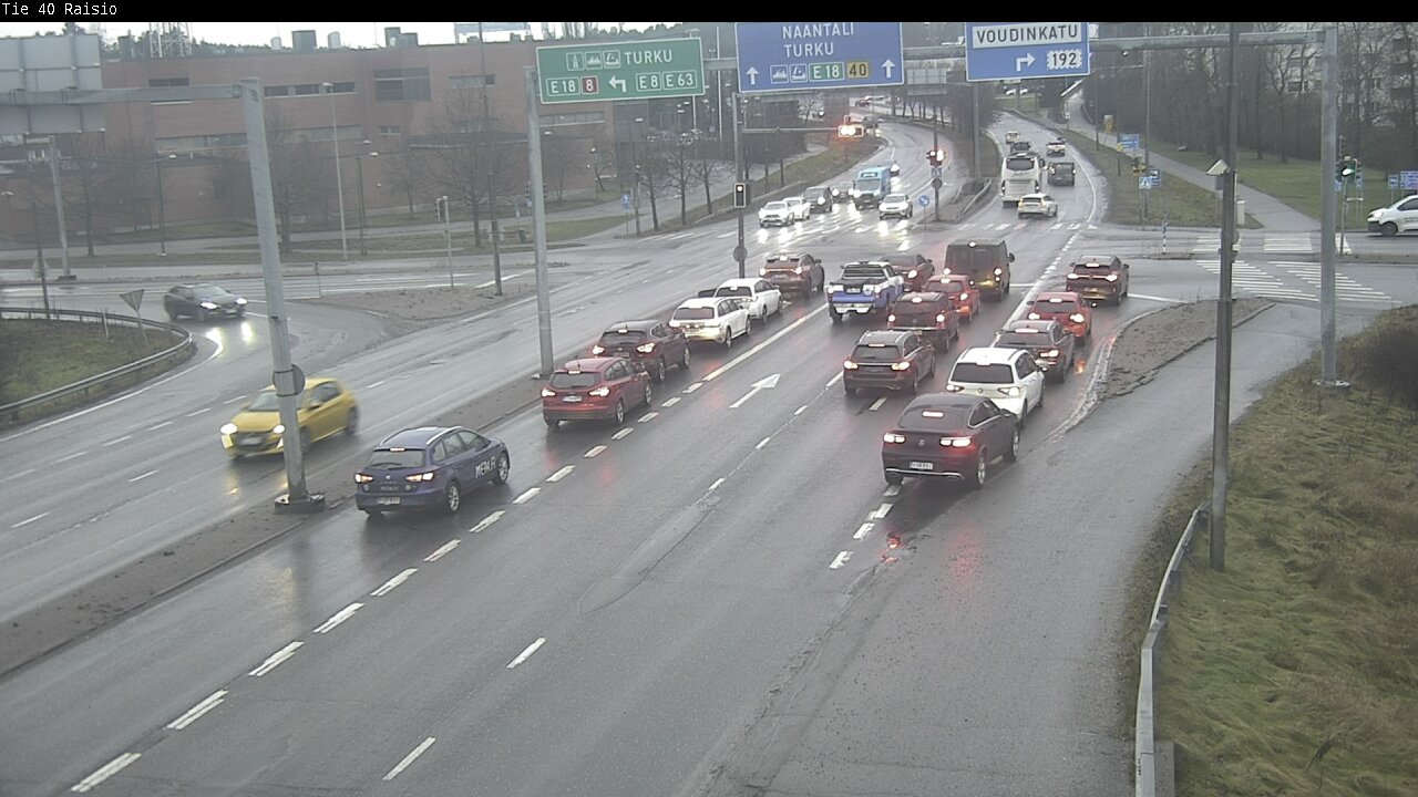 Weather Camera Image Väg 40 Reso, Raisio, Varsinais-Suomi
