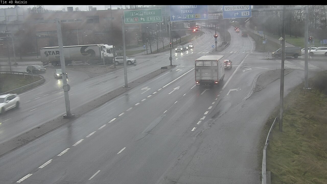 Weather Camera Image Väg 40 Reso, Raisio, Varsinais-Suomi