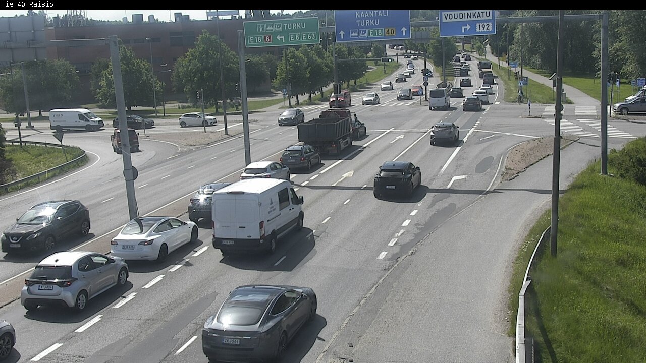 Weather Camera Image Väg 40 Reso, Raisio, Varsinais-Suomi