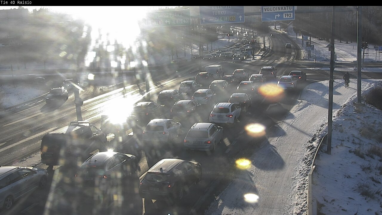 Weather Camera Image Road 40 Raisio, Raisio, Varsinais-Suomi