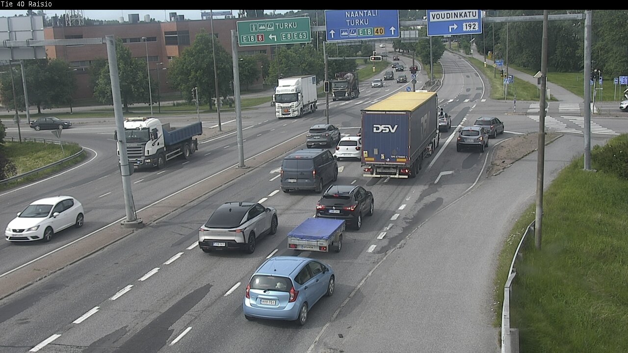 Weather Camera Image Väg 40 Reso, Raisio, Varsinais-Suomi