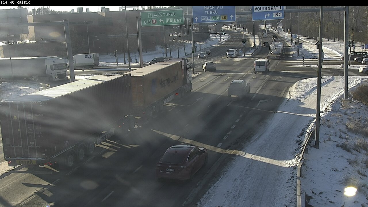 Weather Camera Image Road 40 Raisio, Raisio, Varsinais-Suomi