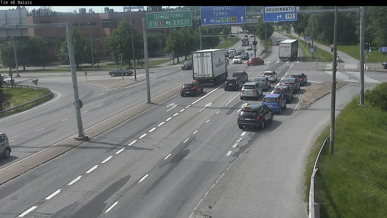 Weather Camera Image Väg 40 Reso, Raisio, Varsinais-Suomi