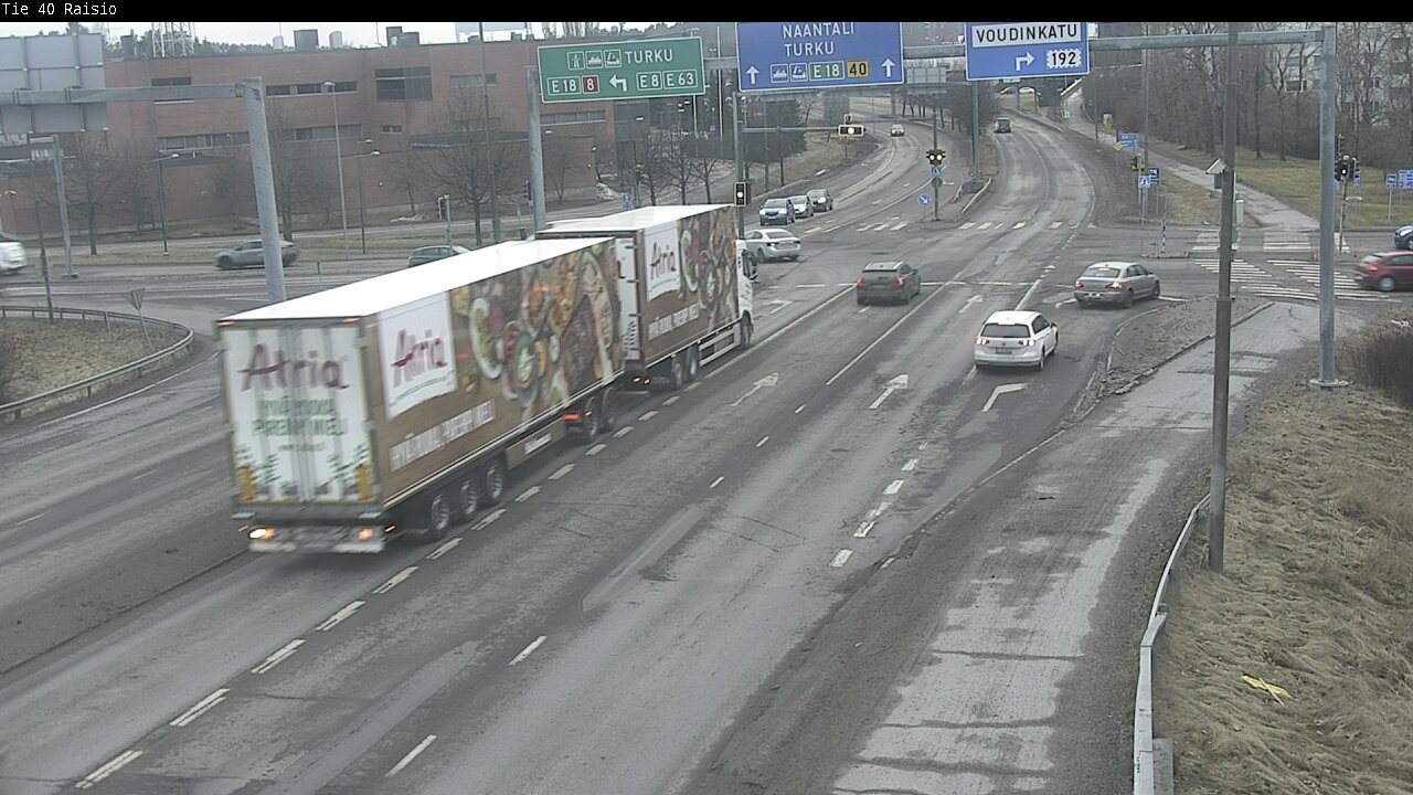 Weather Camera Image Road 40 Raisio, Raisio, Varsinais-Suomi