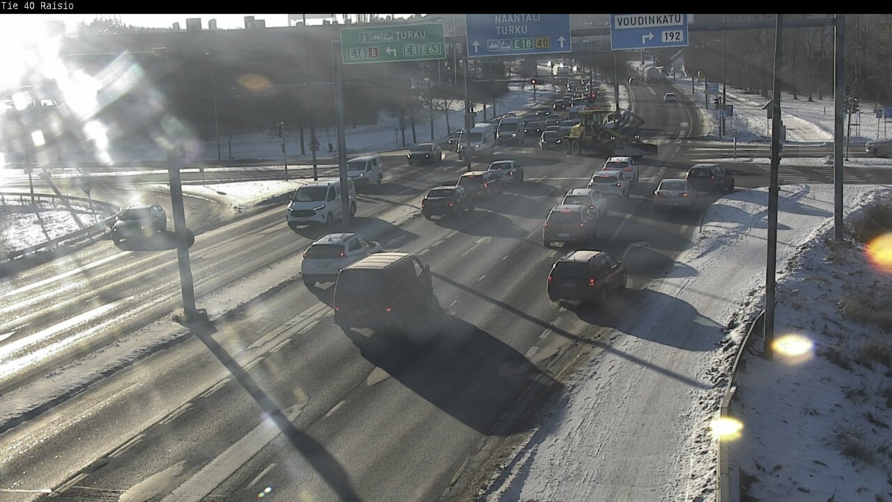 Weather Camera Image Road 40 Raisio, Raisio, Varsinais-Suomi