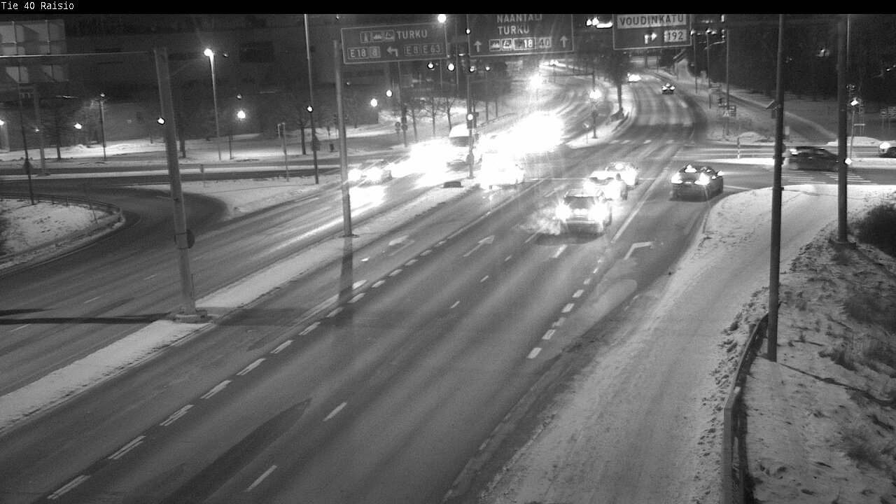 Weather Camera Image Road 40 Raisio, Raisio, Varsinais-Suomi