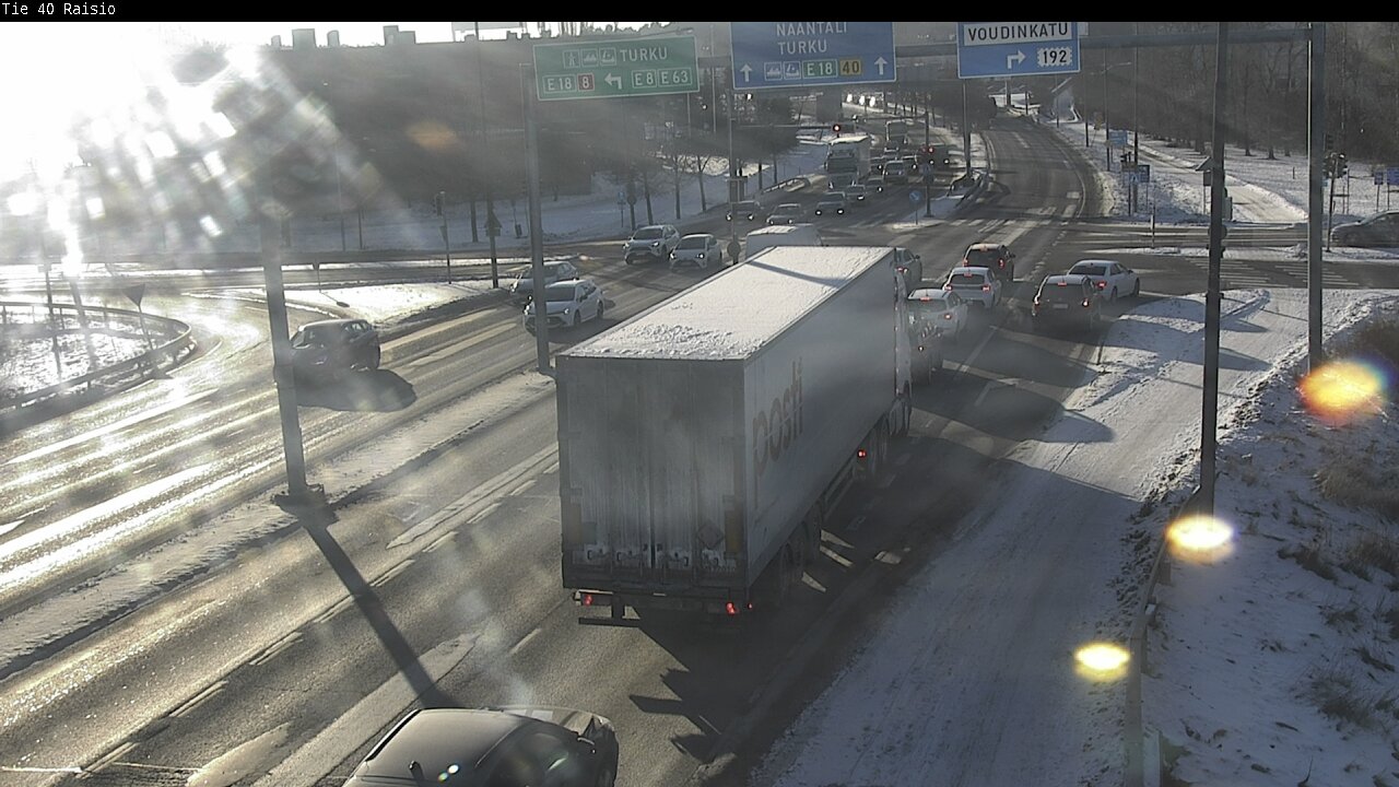 Weather Camera Image Road 40 Raisio, Raisio, Varsinais-Suomi