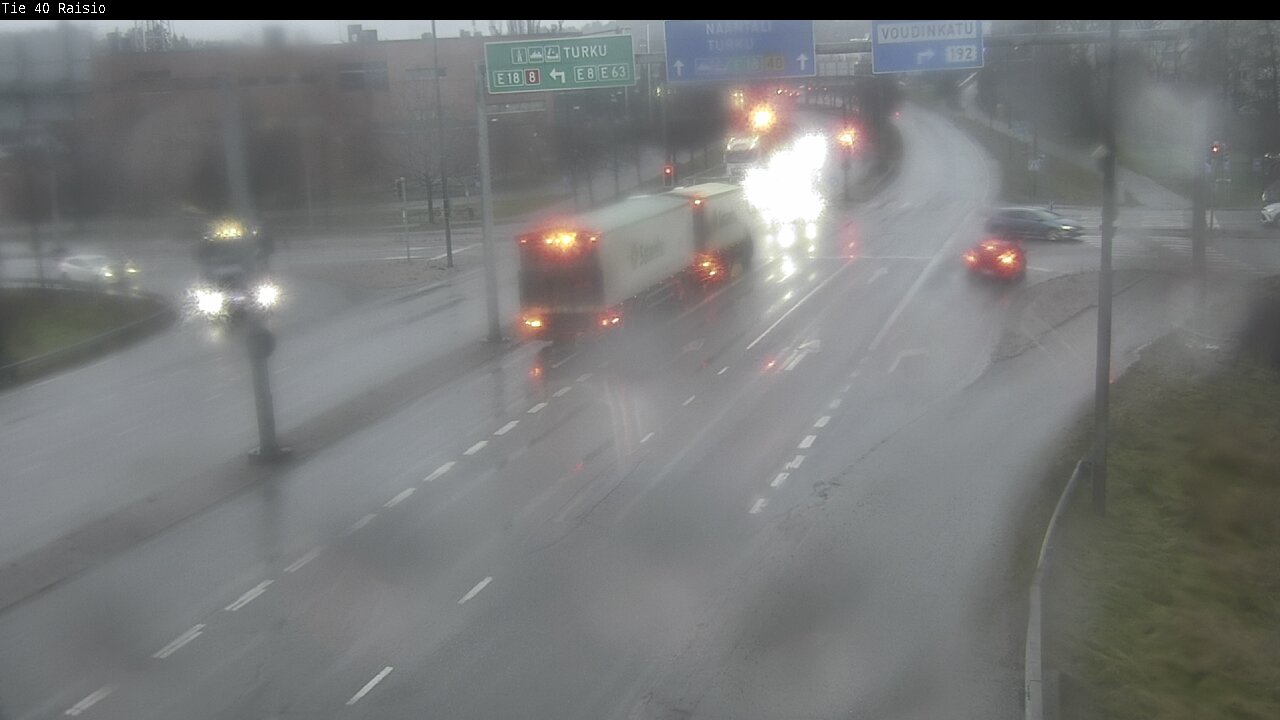 Weather Camera Image Väg 40 Reso, Raisio, Varsinais-Suomi