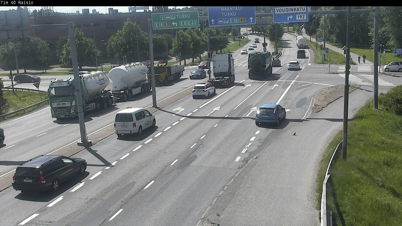 Weather Camera Image Väg 40 Reso, Raisio, Varsinais-Suomi