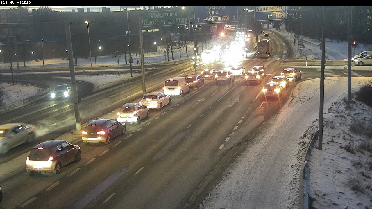 Weather Camera Image Road 40 Raisio, Raisio, Varsinais-Suomi