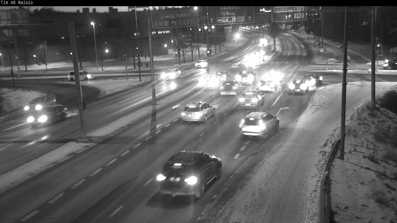 Weather Camera Image Road 40 Raisio, Raisio, Varsinais-Suomi