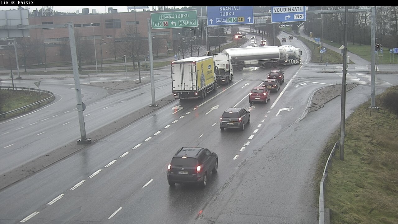 Weather Camera Image Väg 40 Reso, Raisio, Varsinais-Suomi