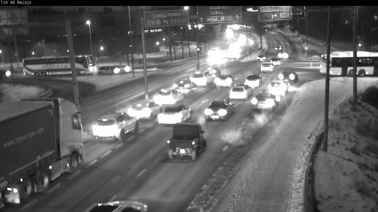 Weather Camera Image Road 40 Raisio, Raisio, Varsinais-Suomi