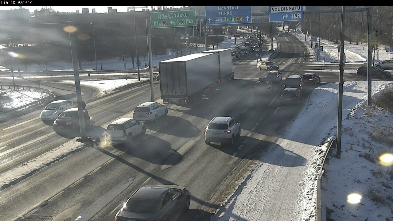 Weather Camera Image Road 40 Raisio, Raisio, Varsinais-Suomi
