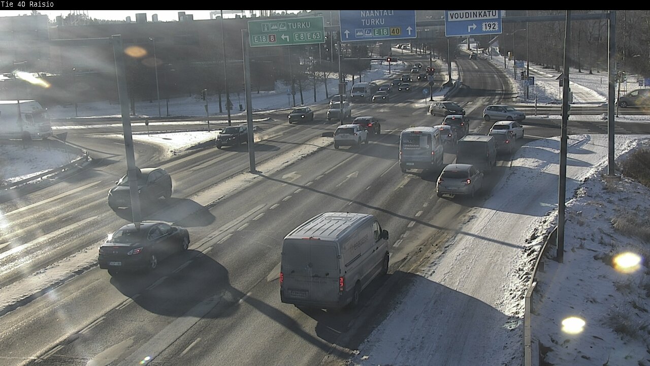 Weather Camera Image Road 40 Raisio, Raisio, Varsinais-Suomi
